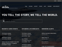 Tablet Screenshot of dvidshub.net